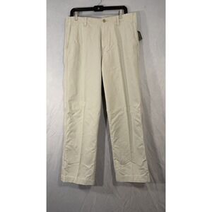 Eddie Bauer Outdoor Chino Pants Mens 34x30 Khaki Relaxed Fit Straight Tan NEW